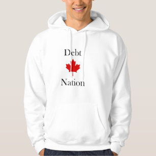 Moletom Canadá Mapeia Leaf Debt Nation Light-Color
