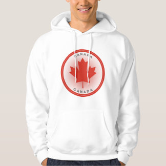 Moletom Canada Maple Leaf Circle Shape