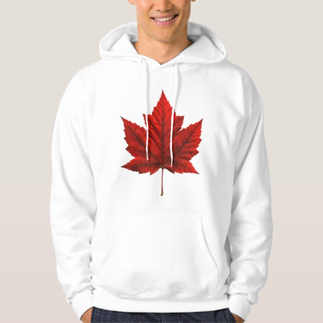 Moletom Canada Maple Leaf Hooded Sweatshirt Canada Hoodie (Frente)