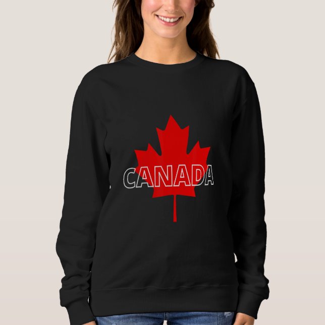 Moletom Canada Maple Leaf North Patriotic Proud (Frente)