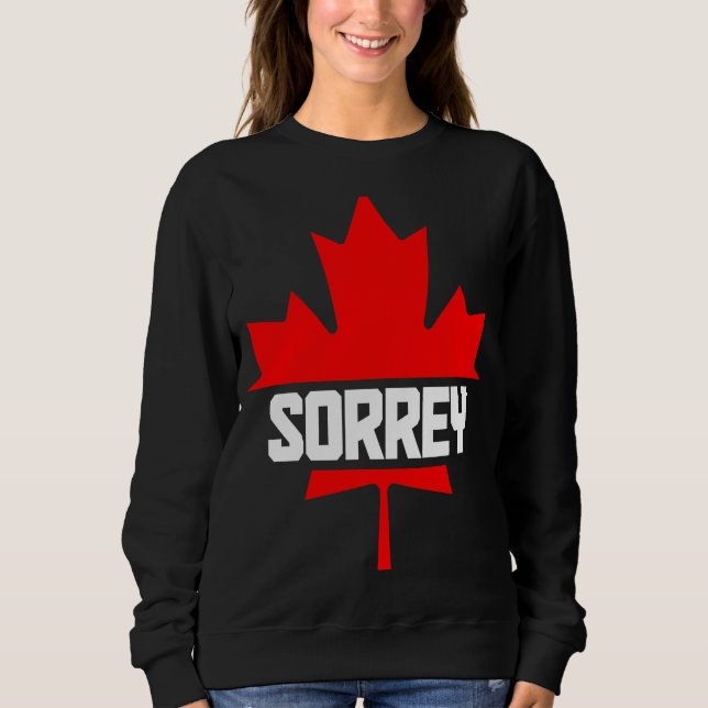 Moletom Canada Maple Leaf Sorrey  Canadian Flag  2 (Frente)