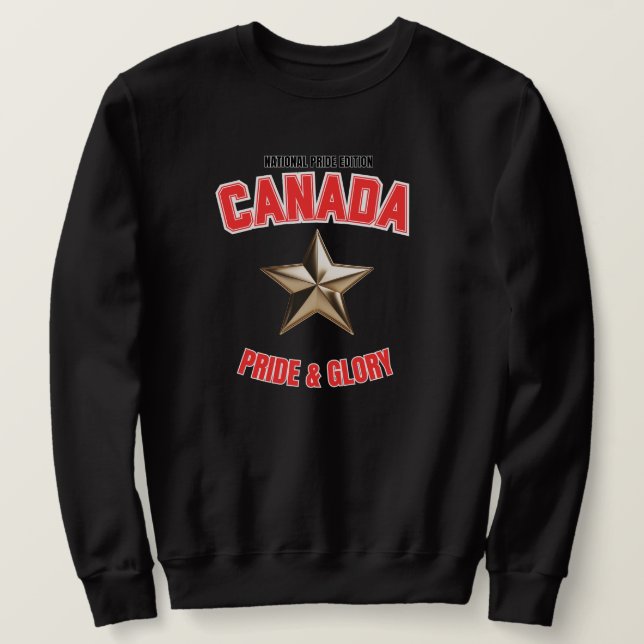 Moletom Canada National Pride Men's Basic Sweatshirt (Frente do Design)