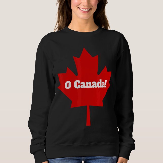 Moletom Canadá O Canadá O Orgulho Canadense Maple Leaf Nat (Frente)