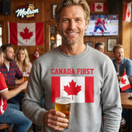 Moletom Canadá Primeiro. Canadá Conservador.