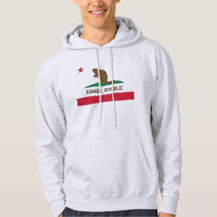 Moletom Canadá República da Califórnia Flag Beaver
