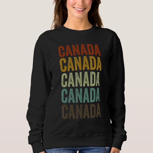 Moletom Canada Retro Vintage (Frente)