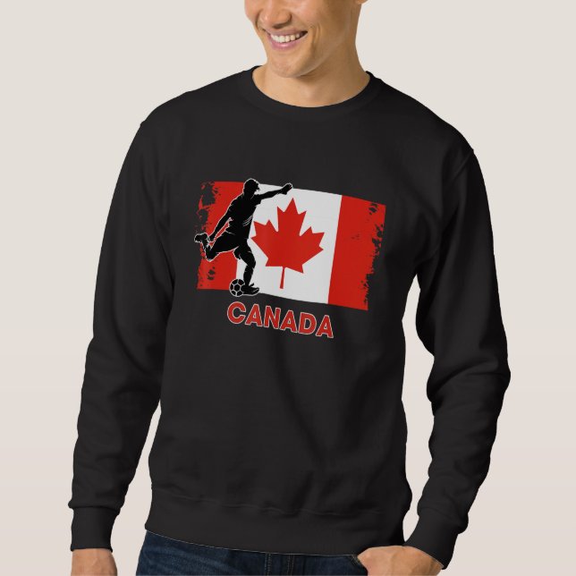 Moletom Canada Soccer Fan  2022 National Football Team Fla (Frente)