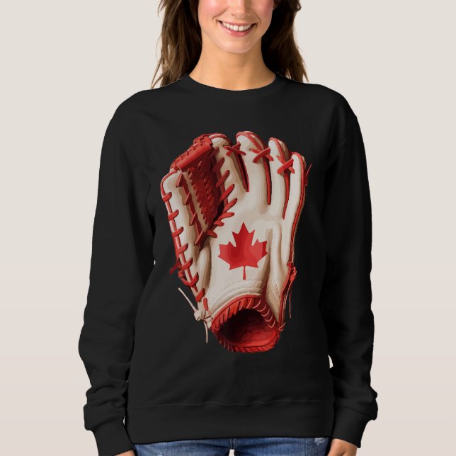 Moletom Canada Women Men Baseball (Frente)