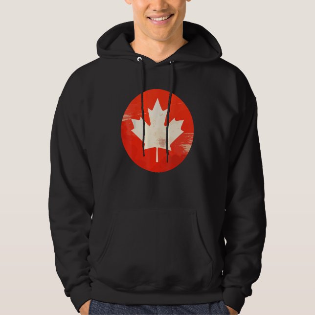 Moletom Canada Women Men Vintage Flag (Frente)