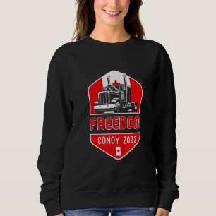 Moletom Canadaflag Shield Freedom Convoy 2022 Para Canaden