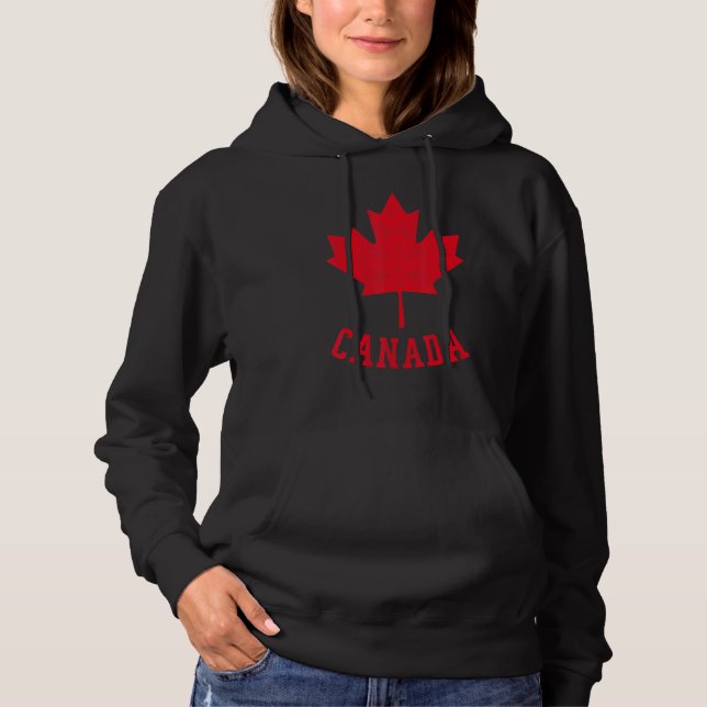 Moletom Canadense Flag Canada Independece Maple Leaf Men W (Frente)