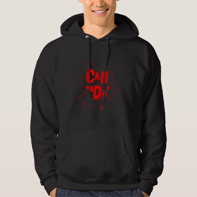 Moletom Canadense Orud Canada Leaf Canada Flag Canada Day (Frente)