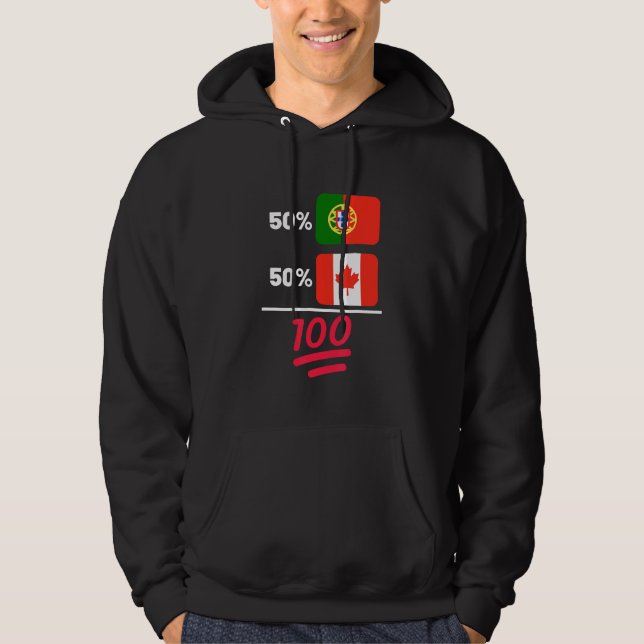 Moletom Canadense Plus Português Mix Flag Heritage (Frente)