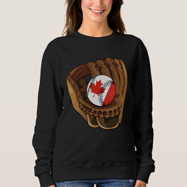 Moletom Canadian Baseball Sport Canada Baseball Team (Frente)