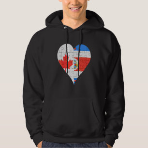 Moletom Canadian Costa Rica Flag Heart