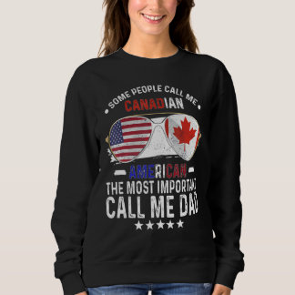 Moletom Canadian Dad Canada Fathers Day Papa Canadian Amer