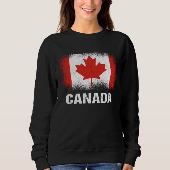 Moletom Canadian Flag Canada (Frente)