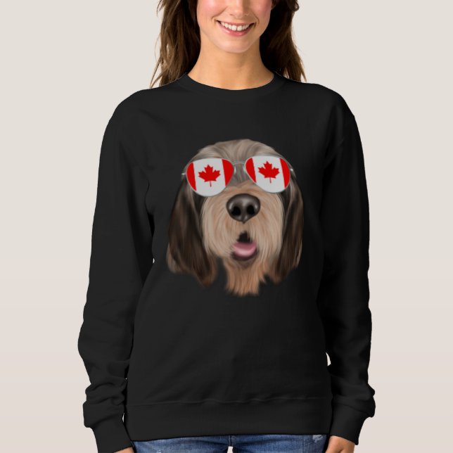 Moletom Canadian Flag Otterhound Dog Canada Pocket (Frente)
