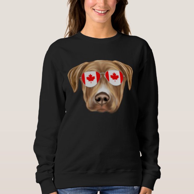 Moletom Canadian Flag Plott Dog Canada Pocket (Frente)