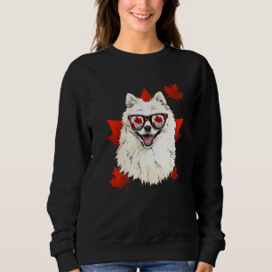 Moletom Canadiano americano esquimó Maple Leaf Patriotic C