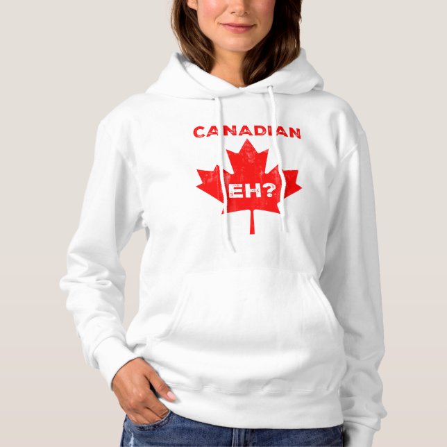 Moletom Canadiano Eh? Folha de Maple (Frente)