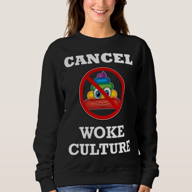 Moletom Cancel Woke Culture Anti Socialist Communist Agend (Frente)
