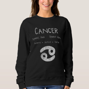 Moletom Cancer Horoscópio Astrology - Sinal de Estrela Pr