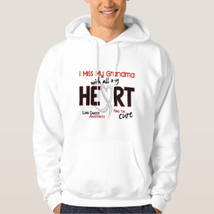 Moletom Câncer pulmonar mim senhorita Meu Avó