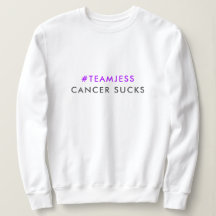 Cancer Sugado | Nome da Equipe Hashtag Trendy Purp