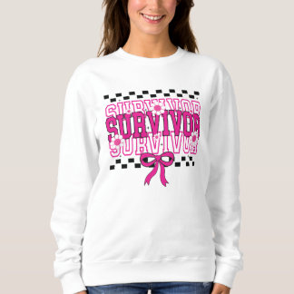 Moletom Cancer Survivor Breast Cancer Pink