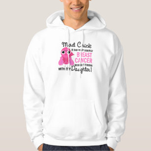 Moletom Cancro da mama louco da filha do pintinho 2