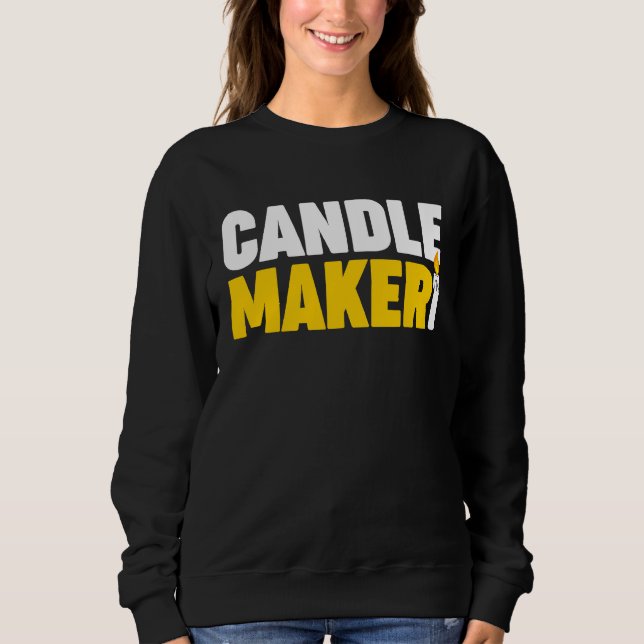 Moletom Candle Maker  Candle Making (Frente)