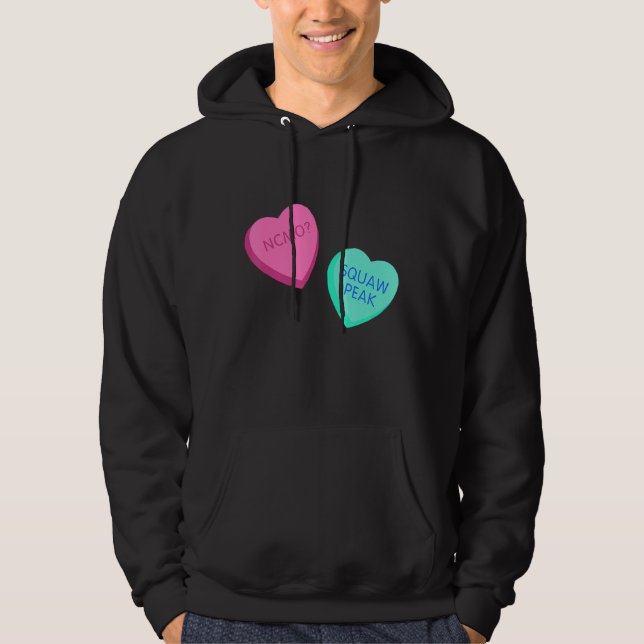 Moletom Candy Conversation Hearts Provo Utah Dias de os na (Frente)