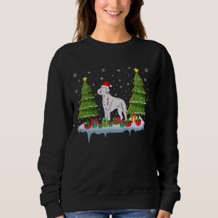 Moletom Cane Corso Dog Xmas Tree Men Mulheres Feias