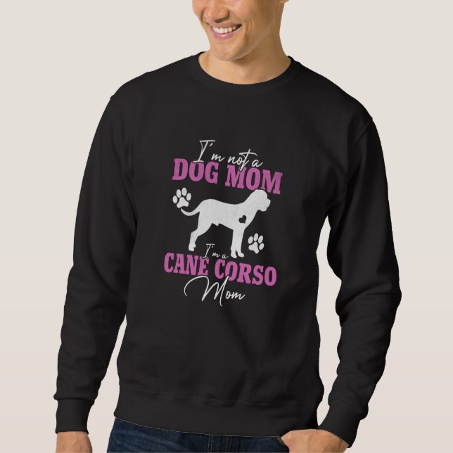 Moletom Cane Corso Mom Women Dog Owners Cute Dog Mom (Frente)