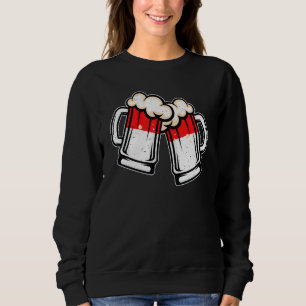 Moletom Caneca de cerveja da bandeira da Indonésia Cerve