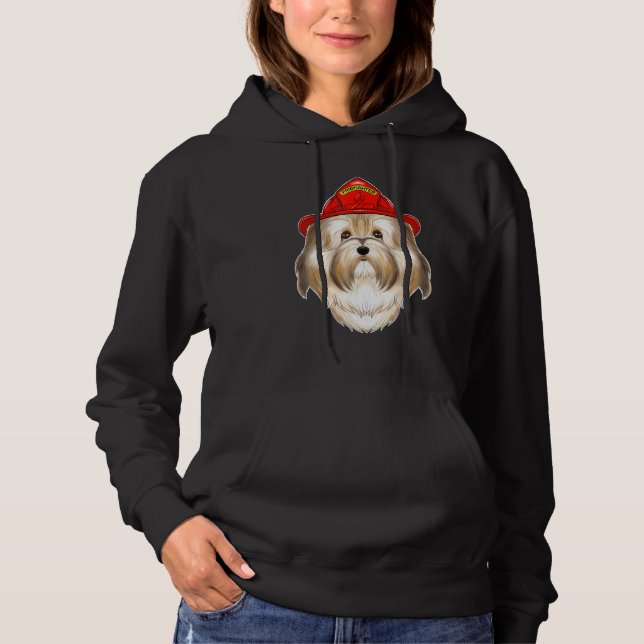 Moletom Canine Handler I Fireman Dog I Bombeiro Havanes (Frente)