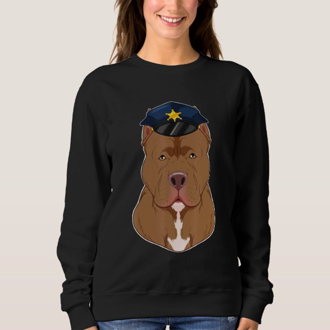 Moletom Canine Handler I Police Dog I Police Pitbull (Frente)