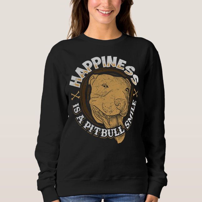 Moletom Canino de Sorriso Pitbull (Frente)