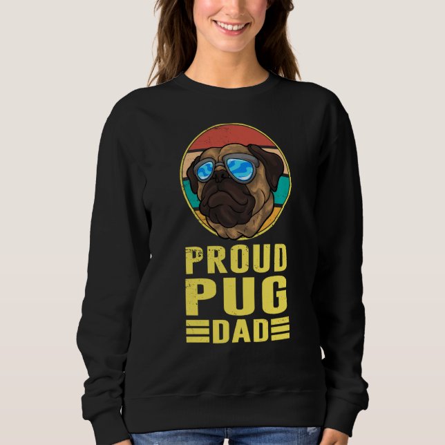 Moletom Canino Pai Pug Orgulhoso (Frente)