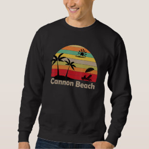 Moletom Cannon Beach Skyline Oregon Haystack Rock Souvenir