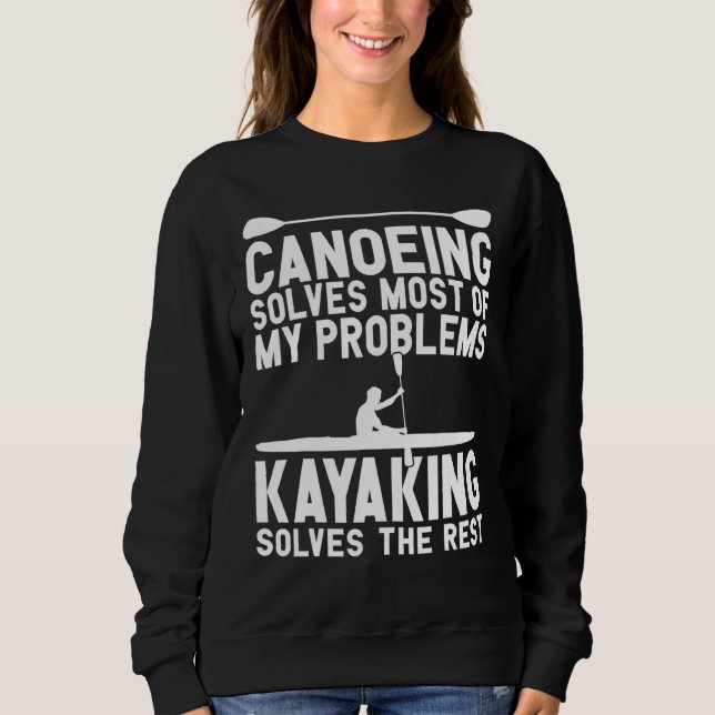 Moletom Canoagem E Roupa Kayak Melhor Kayaking (Frente)