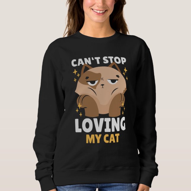 Moletom Can't Stop Loving my Cat for Cat (Frente)