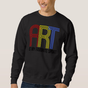 Moletom Canvas Artsy Artist É Meu Esporte Favorito