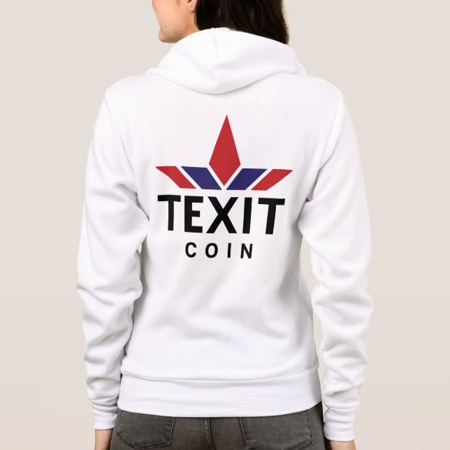 Moletom Canvas de Moedas TeXit Hoodie Zipper (Verso)
