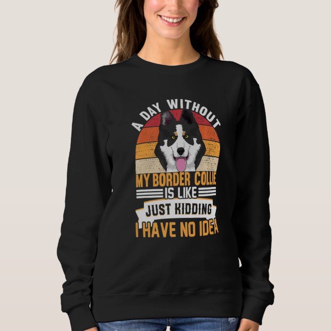 Moletom Cão Border Collie Para Dono de Border Collie  1 (Frente)