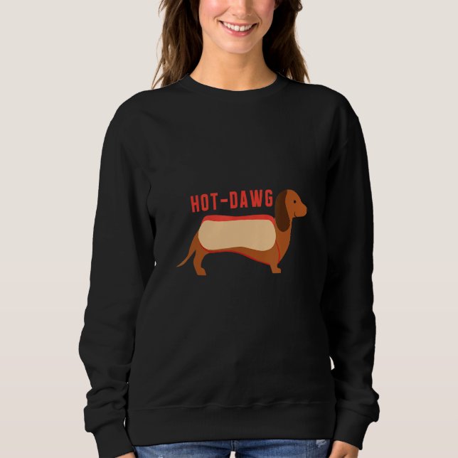 Moletom Cão-Cachshund-De-Quebra-Cãozinho-Quente (Frente)