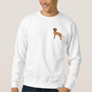 Moletom Cão Cartoon Cão Ridgeback da Rodésia Cão Leão Afri