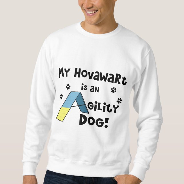 Moletom Cão da agilidade de Hovawart (Frente)