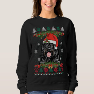 Moletom Cão de Água Português Xmas Santa Hat Engraçado Chr